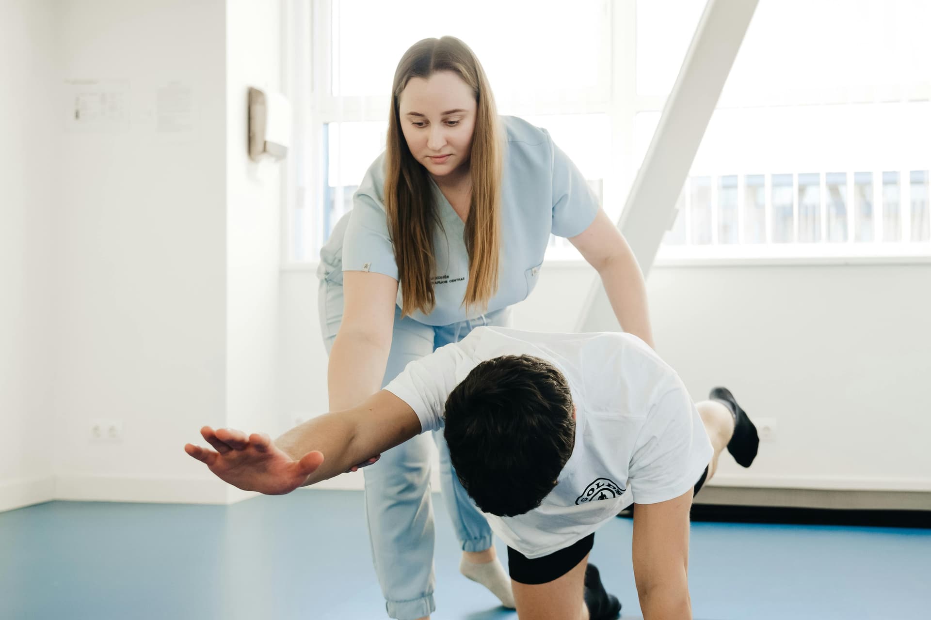 Physiotherapy team and treatment